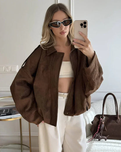 SENNA | Veste en daim